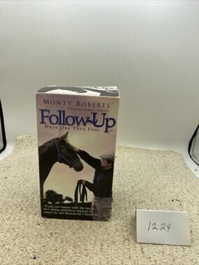 Monty Roberts Follow-Up VHS Tape Set 3 Videos Horse Educational